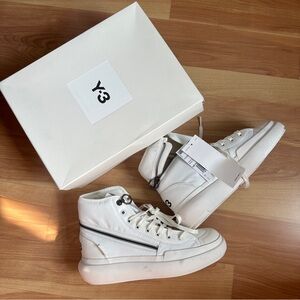 Y-3 White High-Top Sneakers